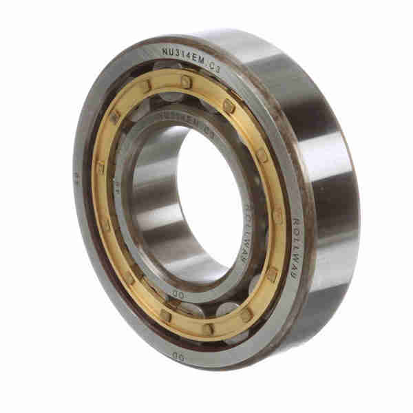 Rollway Bearing Cylindrical Bearing – Caged Roller - Straight Bore - Unsealed NU 314 EM C3